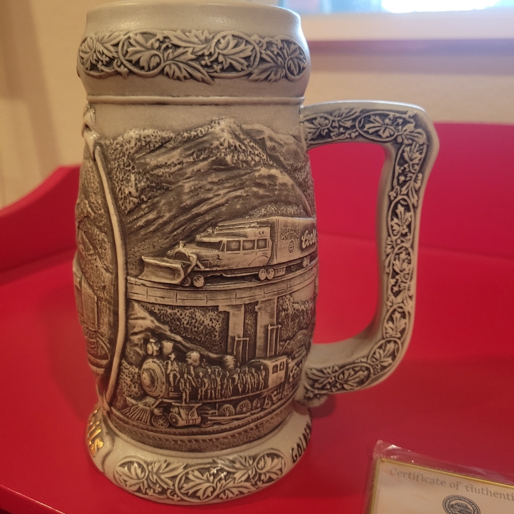 Coors Golden Rails stein - Picture 6 of 8